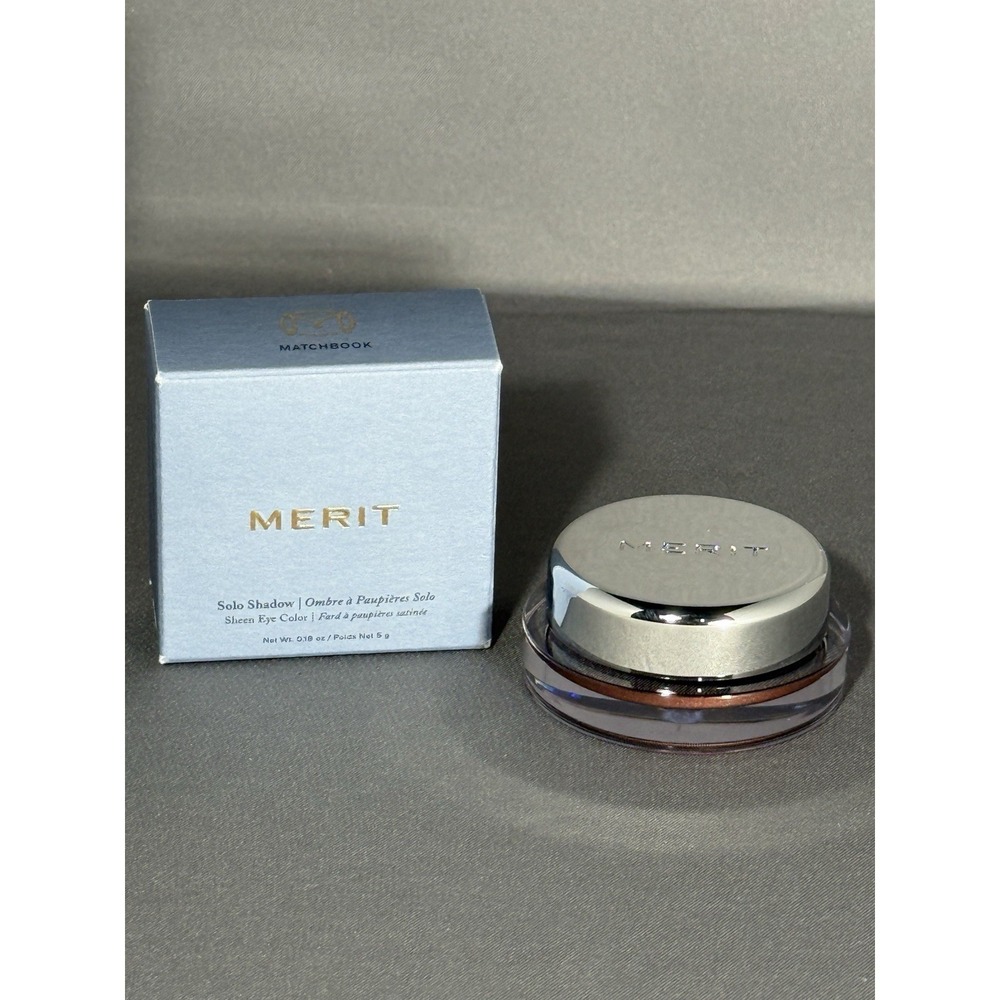 MERIT Solo Shadow Cream-to-Powder Soft Matte Eyeshadow Matchbook 0.17 oz